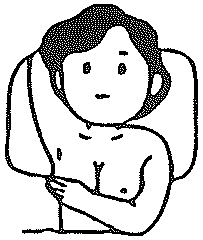 自己触診解説画像