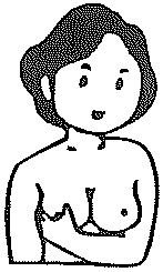 自己触診解説画像