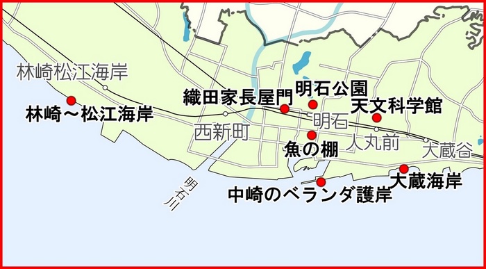 拡大図（東部7景）