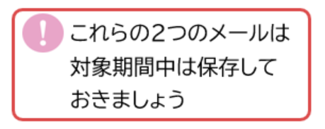 メール保存