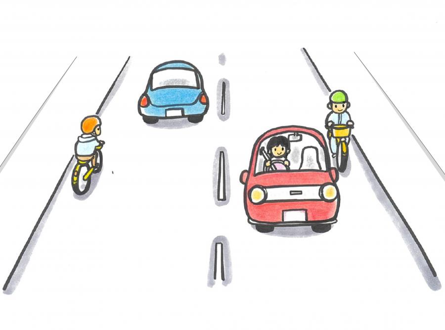 車道左側通行