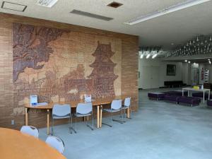 レリーフ 城(設置場所)