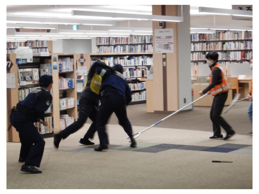 不審者対応訓練状況